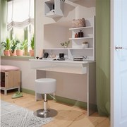 Stół o jamierze biały 120x40x83.5 azur