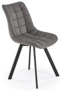 Krzesło tapicerowane K549 szare HALMAR