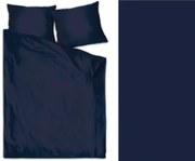 Pościel satynowa jednobarwna Bielbaw 220x200 niebieski GRENO