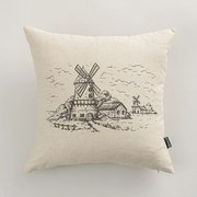 Poszewka na poduszkę Countryside Windmill 45x45 cm