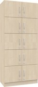 Szafa biurowa skrytkowa na klucz Simple, 80x40x185 cm, index 80-5PP-10F1