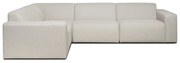 Beżowy/kremowy narożnik (lewostronny) Roxy – Scandic