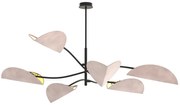 Minimalistyczna szara lampa sufitowa H2-W44