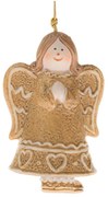 Ozdoba świąteczna ceramiczna 8 cm Angel – Dakls