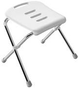Spirella Składane siedzisko prysznicowe SITZ,białe, 47 cm