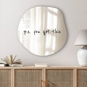 Naklejka na lustro S34 – P.S. you got this