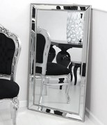 Lustro w lustrzanej ramie, szlifowane fazą. 130x74cm