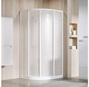 Ravak 3114O10211 - Kabina prysznicowa czteroczęściowa półokrągła SUPERNOVA 80x80 cm biała