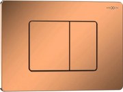 Mexen Tex 05 przycisk spłukujący stal nierdzewna, różowe złoto błyszczący - 6105-09