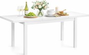 Minimalistyczny biały rozkładany stół A4-H69