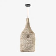 Lampa Sufitowa Wisząca Do Użytku Zewnętrznego Embid Miel - Czarna & Ø30 Cm - ↑60 Cm Embid - Sklum