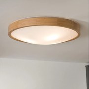 Brilagi-LED RGBW ściemnialna lampa sufitowa CARVALHO SLIM 3xE27/15W/230V Wi-Fi dąb śr. 47