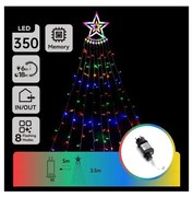 Aigostar - LED RGBY zewnętrzna dekoracja bożonarodzeniowa 350 diod LED/6 W/230 V 3,5 m IP44