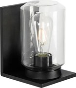 Nowoczesna lampa ścienna czarna IP54 - Marshall