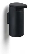 Czarny ścienny metalowy dozownik do mydła 200 ml Rim − Zone