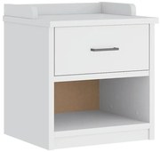 Mała szafka z siedziskiem biała Z7-F99