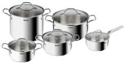 Zestaw garnków ze stali nierdzewnej 10 el. Intuition – Tefal