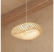 Atmosphera - Żyrandol na lince BEDDY 1xE27/40W/230V bambus