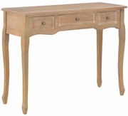 Stolik brązowy z szufladami N8-H38