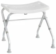 SAPHO A0050301 Taboret składany dlaniepełnosprawnych, biały