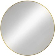 Złote Okrągłe Lustro W Stylu Nowoczesnym G0-N19