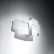 Kinkiet CELIA szklany chromowany SOLLUX  LIGHTING