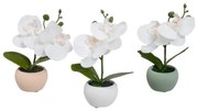 Sztuczne rośliny zestaw 3 szt. (wysokość 15 cm) Orchid – Casa Selección