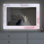 Lustro LED z dekoracją D8