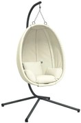 Beżowa stojąca huśtawka ogrodowa G2-C68