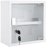 Apteczka z półkami present time, 25 x 25 x 12 cm