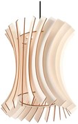Lampa wisząca z drewnianym kloszem ø 30 cm Menges – Nice Lamps