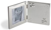 Metalowa ramka stojąca/ścienna w kolorze srebra 17x22 cm Happy Baby – Zilverstad