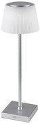 Rabalux 76013- LED lampka biurkowa TAENA 4W/3,7V IP44 srebrna, ściemnialna