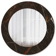 Brązowy marmur Lustro dekoracyjne okrągłe