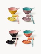 Komplet ręcznie wykonanych naczyń Asian, dla 4 osób (20 elem.)