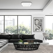 Plafon QUADRO WHITE 38W, kwadrat, biały