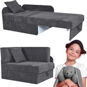 Kanapa rozsuwana BONI sofa narożnik dziecięcy SZARY Family Meble