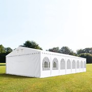 TOOLPORT XXL 8x24m Namiot imprezowy - 2,6 m wysokość ścian bocznych, PVC 800, biały - (49237)