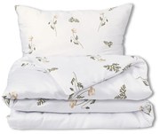 Matex Pościel satynowa Luční kvítek, 140 x 200 cm,70 x 90 cm