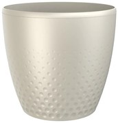 Plastia Osłonka plastikowa na doniczkę Perła 16 cm perłowy, śred. 16 cm