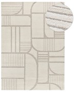 Kremowy dywan 120x170 cm Snowy – Universal