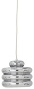 Lampa wisząca w kolorze srebra ze szklanym kloszem ø 24 cm Spike – Bloomingville