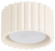 Plafon AURA 1 beżowy GX53 ryflowany SOLLUX  LIGHTING