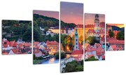 Obraz - Český Krumlov (125x70 cm)