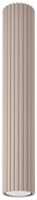 Plafon KARBON 40 taupe ryflowany SOLLUX LIGHTING