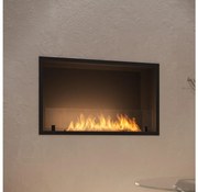 InFire - Wbudowany BIO kominek 49,4x84,4 cm 3,5kW czarny