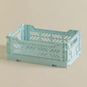 Składane I Stosowalne Pudełko Z Tworzywa Sztucznego Doli Woda Niebieska & 26 Cm - Sklum