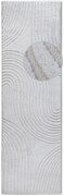 Dywan nowoczesny 3D Elle Collection Gallery Geometria kremowy 80 cm x 240 cm