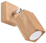 Sollux SL.1035 - Kinkiet punktowy KEKE 1xGU10/40W/230V dąb