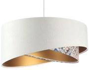 Lampa wisząca ALBIT GOLD biała/złota BPS KONCEPT